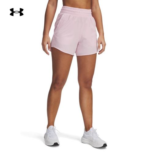 安德玛女子跑步运动梭织透气短裤