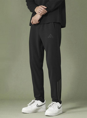 25冬季新款Adidas阿迪达斯长裤男跑步训练健身运动裤束脚裤KA1301