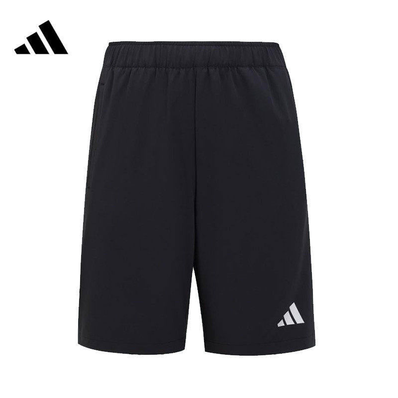 阿迪达斯儿童百搭速干休闲五分裤运动短裤KG3130/KG3131/KG3132