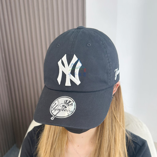 MLB刺绣KARINA同款运动棒球帽