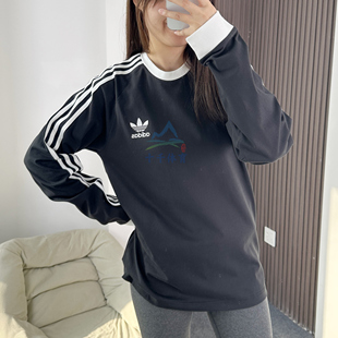 阿迪达斯三叶草男ADICOLOR复古运动长袖T恤IA4877/IA4879/IM9428