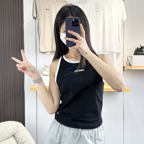 MLB女子背心NY复古拼接吊带T恤