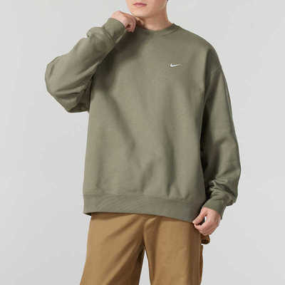 Nike耐克男加绒圆领针织宽松卫衣