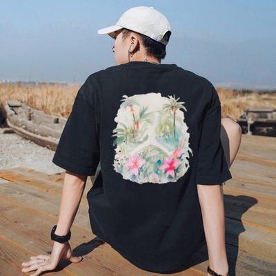 NIKE耐克男透气宽松运动短袖T恤