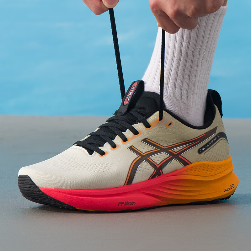 亚瑟士训练运动缓震耐磨跑步鞋男