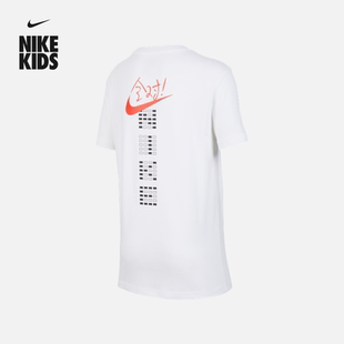 25新款Nike耐克男女童大童宽松T恤满分考试纯棉针织短袖IH0829