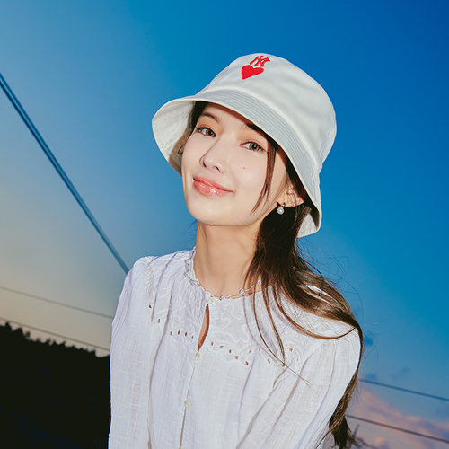 MLB男女NY爱心休闲百搭渔夫帽