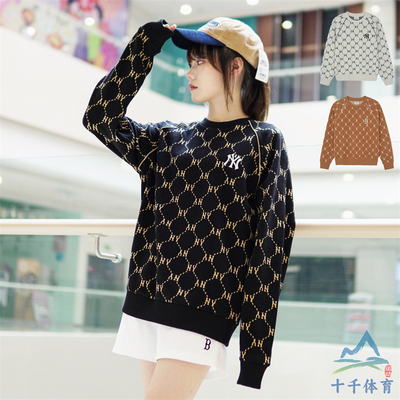 MLB男女NY钻石老花满标套头卫衣