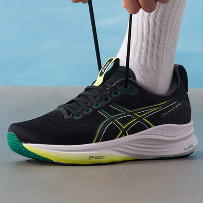 亚瑟士稳定支撑马拉松透气运动鞋