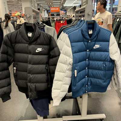 NIKE耐克男子立领运动外套羽绒服