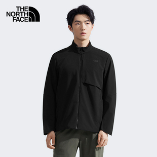 TheNorthFace北面男士户外防风防泼水Elite立领软壳夹克外套|8BYQ