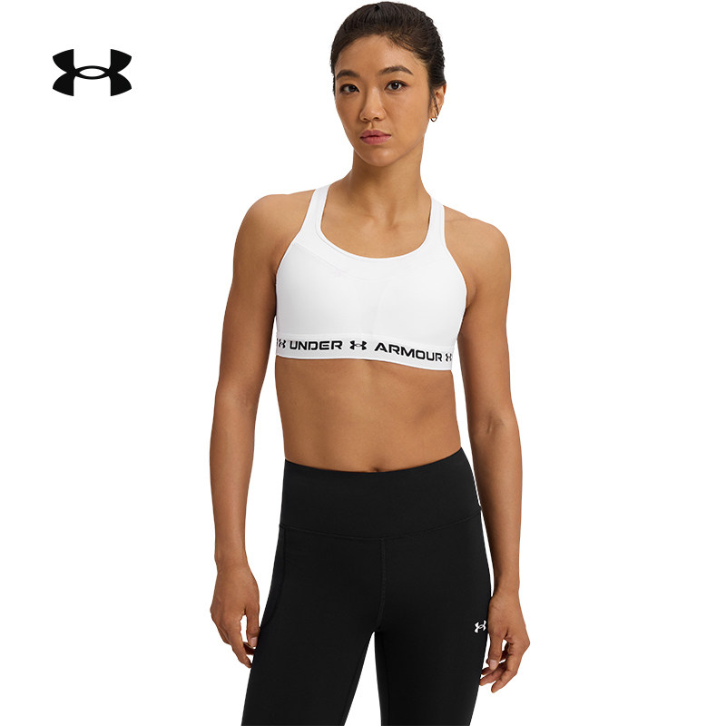 UA安德玛内衣女高强度支撑透气运动文胸跑步健身训练背心1387231