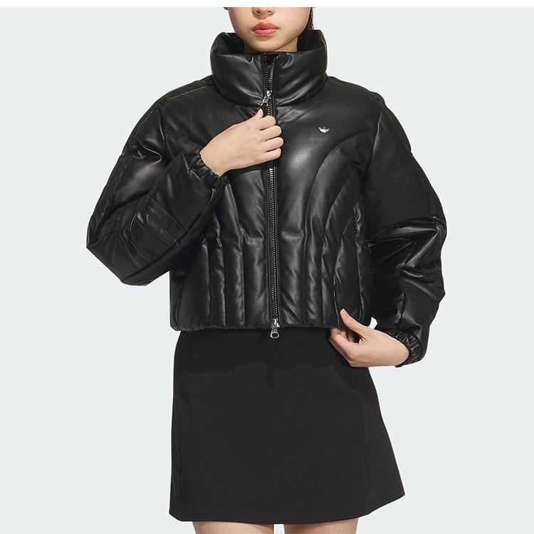 阿迪达斯三叶草运动保暖羽绒服女