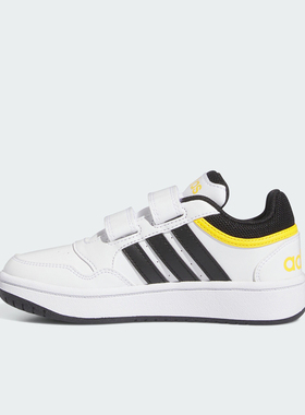 Adidas阿迪达斯小童OOPS 3.0休闲魔术贴篮球板鞋IF5316/IH7896