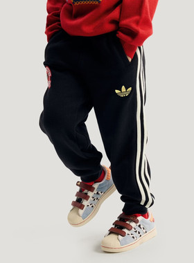 26春季新款adidas阿迪达斯男女儿童运动裤休闲长裤 KS3165/KS3166