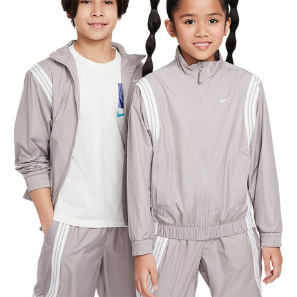 NIKE耐克大童外套2025秋季新款运动服户外时尚梭织连帽夹克FZ5233