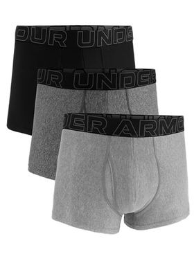 UA安德玛内裤男子Tech 运动休闲3英寸透气舒适短裤-3条装1387418