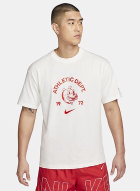 24新款Nike耐克T恤男子宽松纯棉休闲柔软舒适简约运动短袖FJ5244