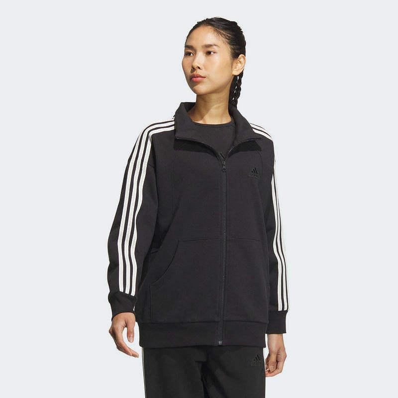 adidas阿迪达斯女子针织立领夹克运动三条纹外套JN0759/JN0760,运动服/休闲服装,运动茄克/外套,淘宝优惠券,粉丝福利购,淘宝优惠卷