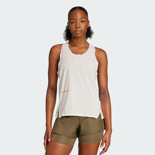 adidas阿迪达斯新款女子H.KOUMORI联名跑步工字无袖T恤背心JL6917