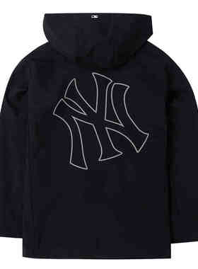 25新款MLB儿童冲锋衣外套男女童NY大标户外运动休闲夹克7AWJB0251