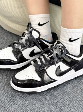 25秋季新款NIKE耐克DUNK low男黑白熊猫低帮复古板鞋运动鞋HQ1965