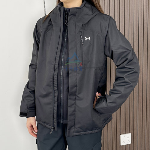 UA安德玛女抓绒内胆三合一冲锋衣