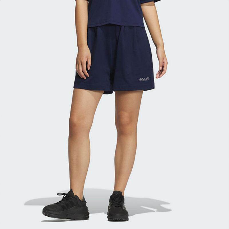 adidas阿迪达斯新款凉感三分裤女VERBIAGE干练休闲针织短裤JZ5847 - 实物图