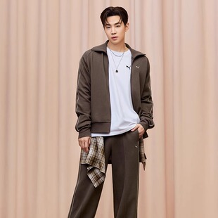 HENRY刘宪华同款PUMA彪马夹克男T7经典双向拉链运动外套632327