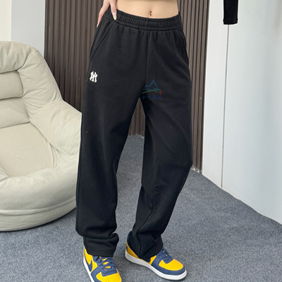 MLB长裤男女NY小标刺绣运动卫裤