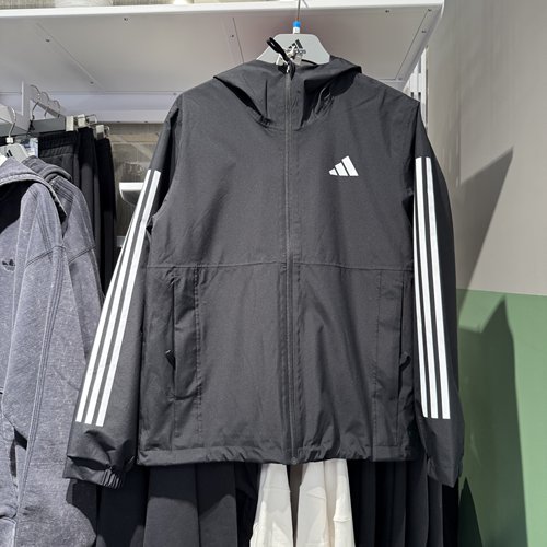 阿迪达斯男士防风梭织夹克外套
