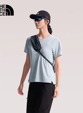 TheNorthFace北面户外女26春夏新款巅峰系列透气休闲短袖T恤|8DDY