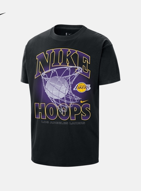 NIKE耐克NBA洛杉矶湖人短袖T恤