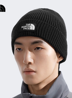 北面男女同款Logo Box保暖针织帽运动户外新款TheNorthFace|8CHE