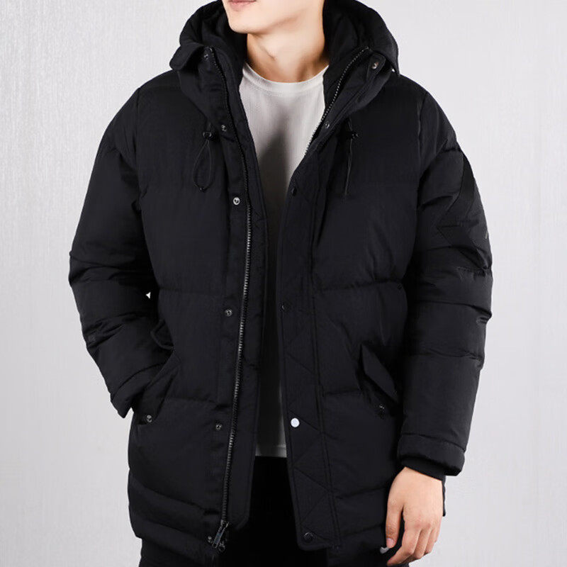 NIKE耐克男款秋冬羽绒服休闲运动加厚保暖防风连帽夹克外套BQ4171