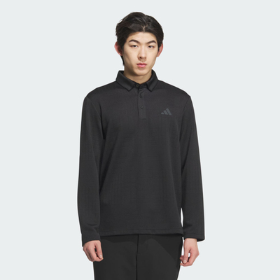 阿迪达斯长袖男高尔夫长袖POLO衫
