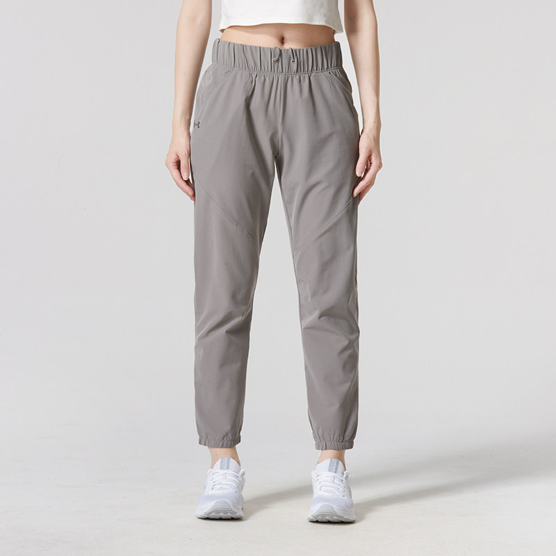 UA安德玛女裤速干运动裤透气薄款长裤直筒针织跑步休闲裤1325806