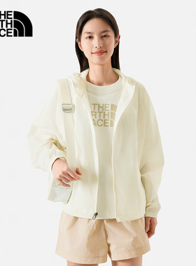 TheNorthFace北面春夏新款女士户外UPF50+防风夹克防晒皮肤衣7WBV