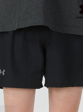 安德玛UA短裤春夏款CoolSwitch男子速干二合一跑步运动裤1377001