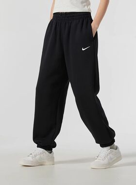 NIKE耐克加绒保暖束脚裤女士长裤