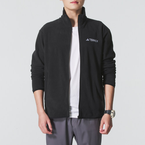 阿迪达斯男士保暖立领夹克外套