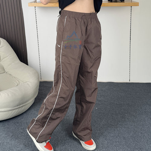 耐克运动训练直筒宽松阔腿长裤女