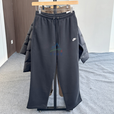 NIKE耐克男子加绒运动裤直筒长裤
