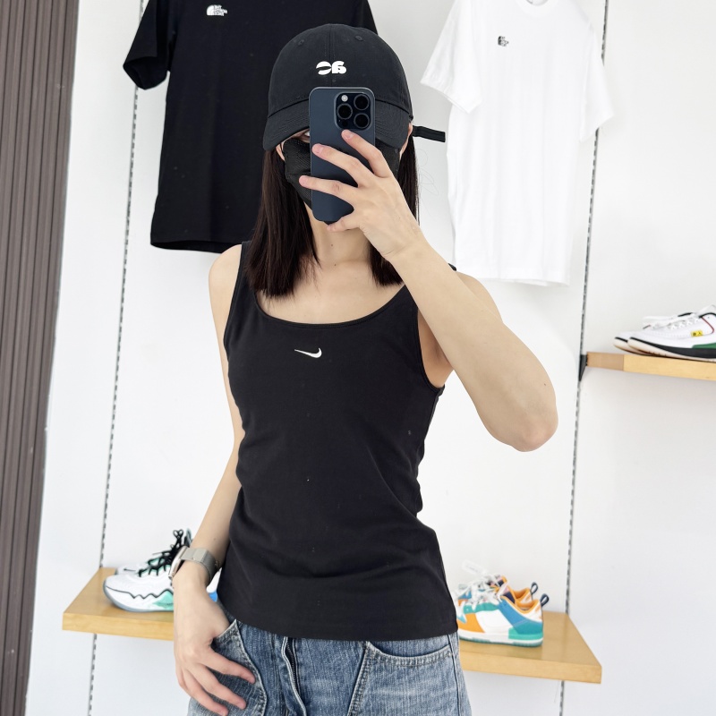 Nike耐克女子刺绣紧身运动背心