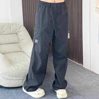 MLB男女NY小标运动工装梭织长裤