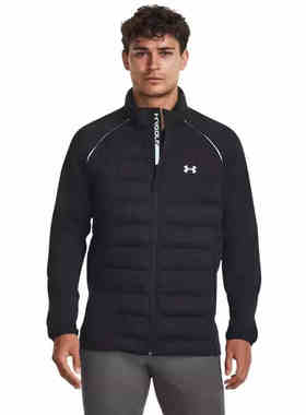 安德玛UA男子秋冬Stretch防泼水高尔夫运动休闲羽绒服外套1366290