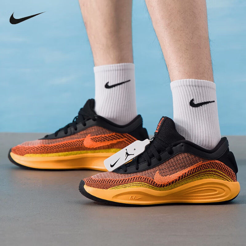 Nike耐克男女飞织透气缓震篮球鞋