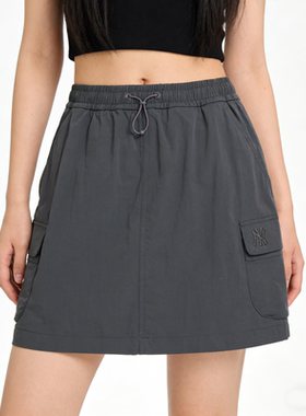 26新款MLB运动裙女子NY工装凉感短裙防泼水休闲半身裙3FSKB0263