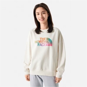 北面女户外休闲长袖保暖圆领卫衣
