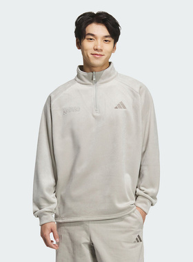 25新款adidas阿迪达斯男拉链半开襟套头运动衫卫衣KR0222/KR0223